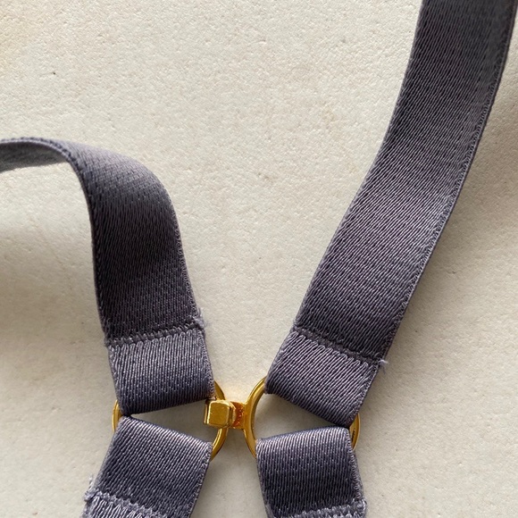 Lively Womens The Flex No Wire Bra Bralette Lounge Convertible Multiway Gray 38C - Picture 5 of 6